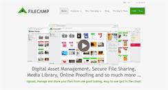 Desktop Screenshot of filecamp.com